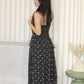 Amelia Floral Midaxi Dress (Black)