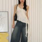 Timothea Wide Leg Denim Pants
