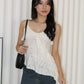 Evangeline Ruffle Cami Top (Cream)