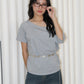 Karen Oversize Off Shoulder Top (Black)