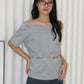 Karen Oversize Off Shoulder Top (Black)