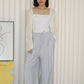Oliver Linen Pleated Pants (Blue)