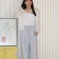 Oliver Linen Pleated Pants (Blue)