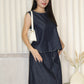 Cora Denim Two Piece Set