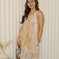 Charlotte Flare Midaxi Dress (Brown)