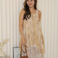 Charlotte Flare Midaxi Dress (Brown)