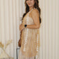 Charlotte Flare Midaxi Dress (Brown)