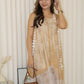 Charlotte Flare Midaxi Dress (Brown)
