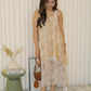 Charlotte Flare Midaxi Dress (Brown)