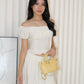 Betty Polka Two Piece Skirt Set (Cream)