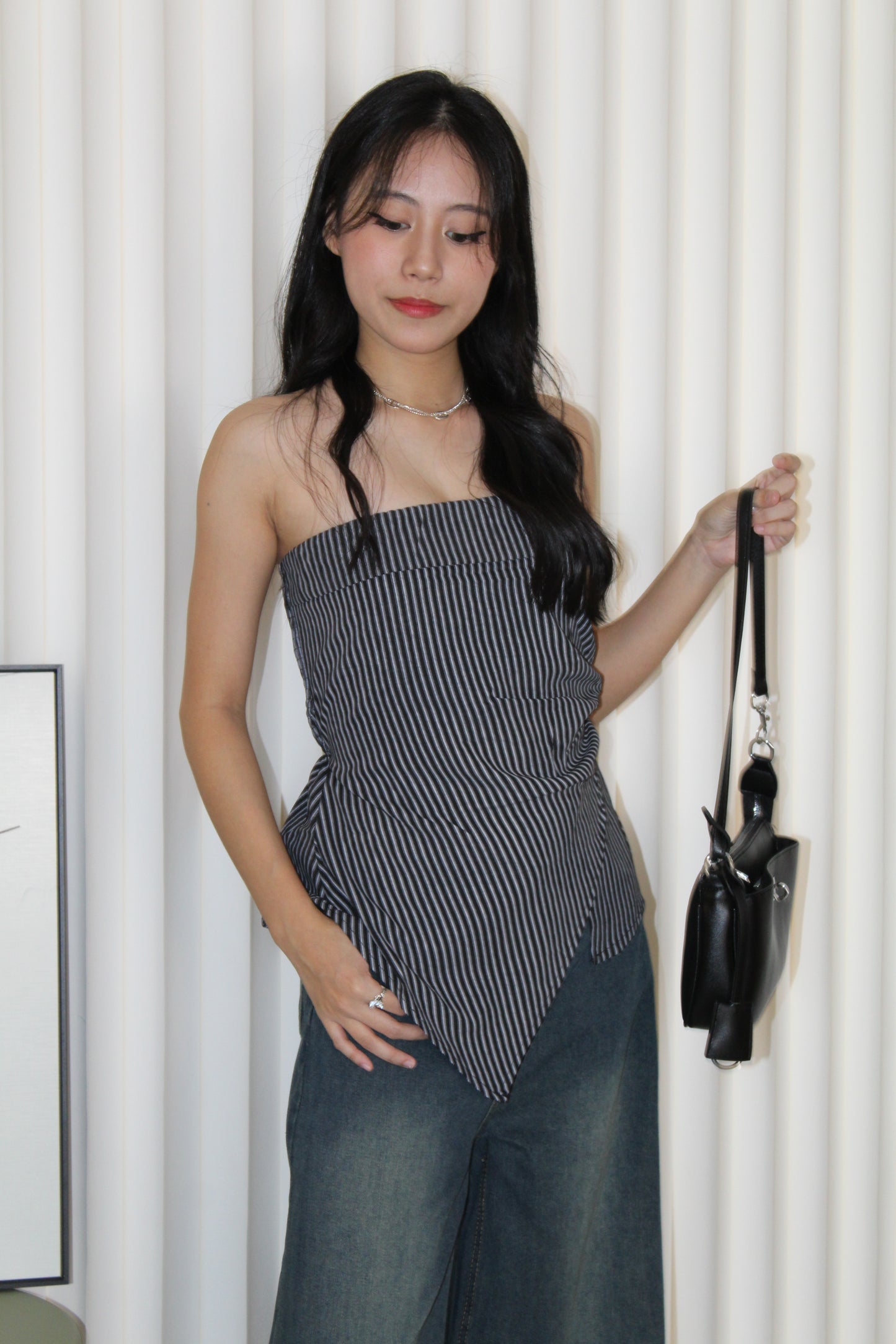 Remedy Stripes Tube Top (Brown)