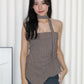 Remedy Stripes Tube Top (Brown)