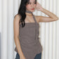 Remedy Stripes Tube Top (Brown)