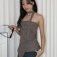 Remedy Stripes Tube Top (Brown)