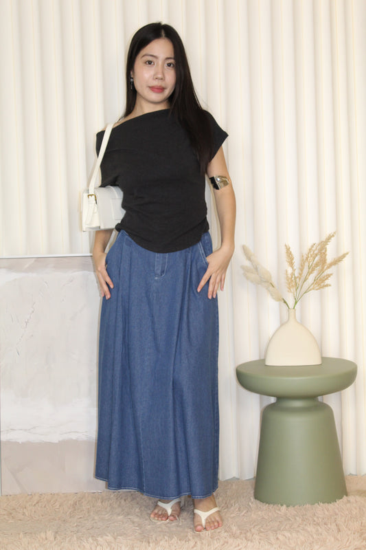 Talia Maxi Denim Skirt