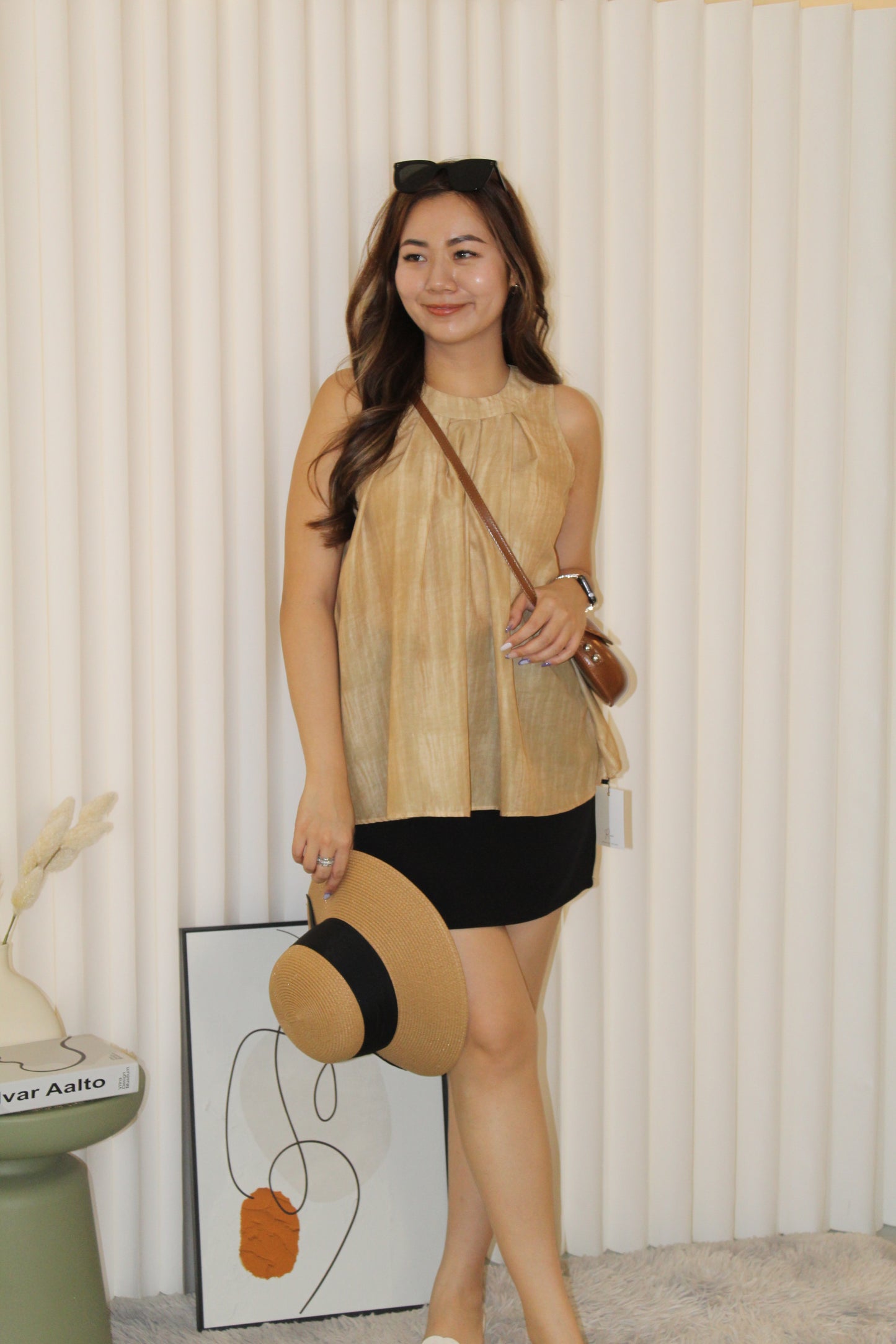 Mavis Halter Top (Pink)
