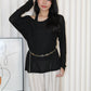 Amelia Two Piece Top (Khaki)