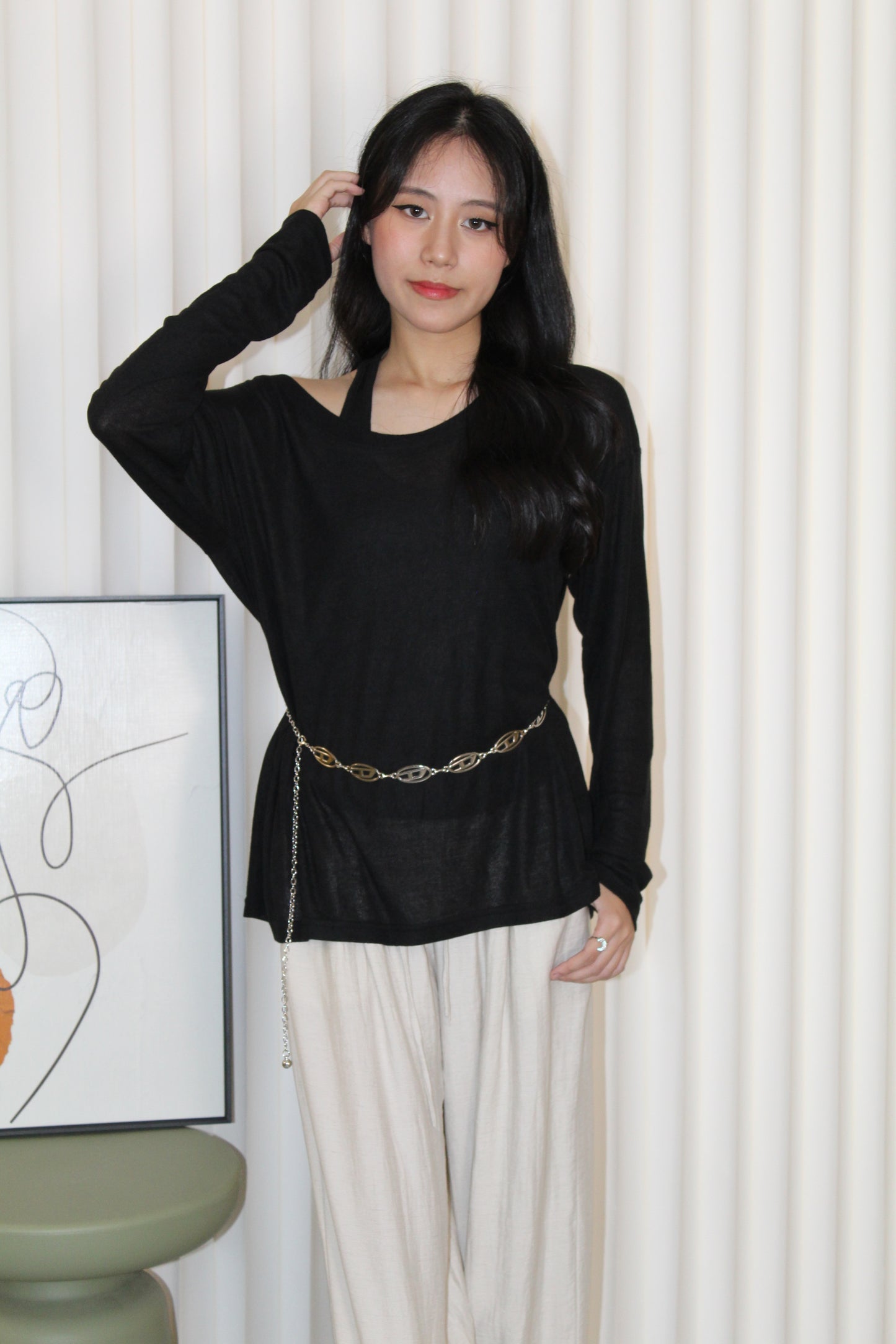 Amelia Two Piece Top (Khaki)