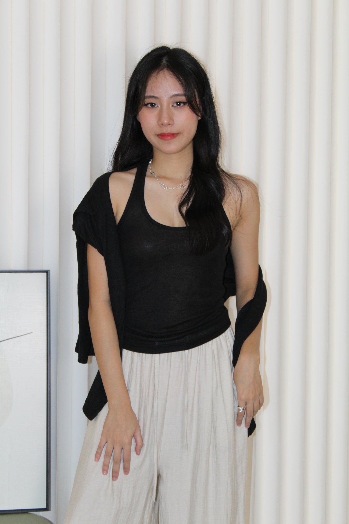 Amelia Two Piece Top (Khaki)