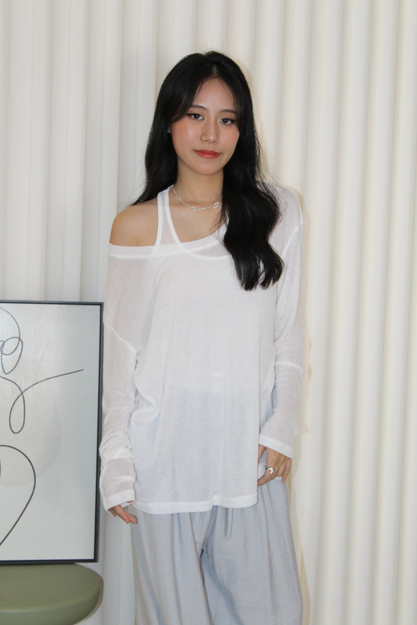 Amelia Two Piece Top (Khaki)