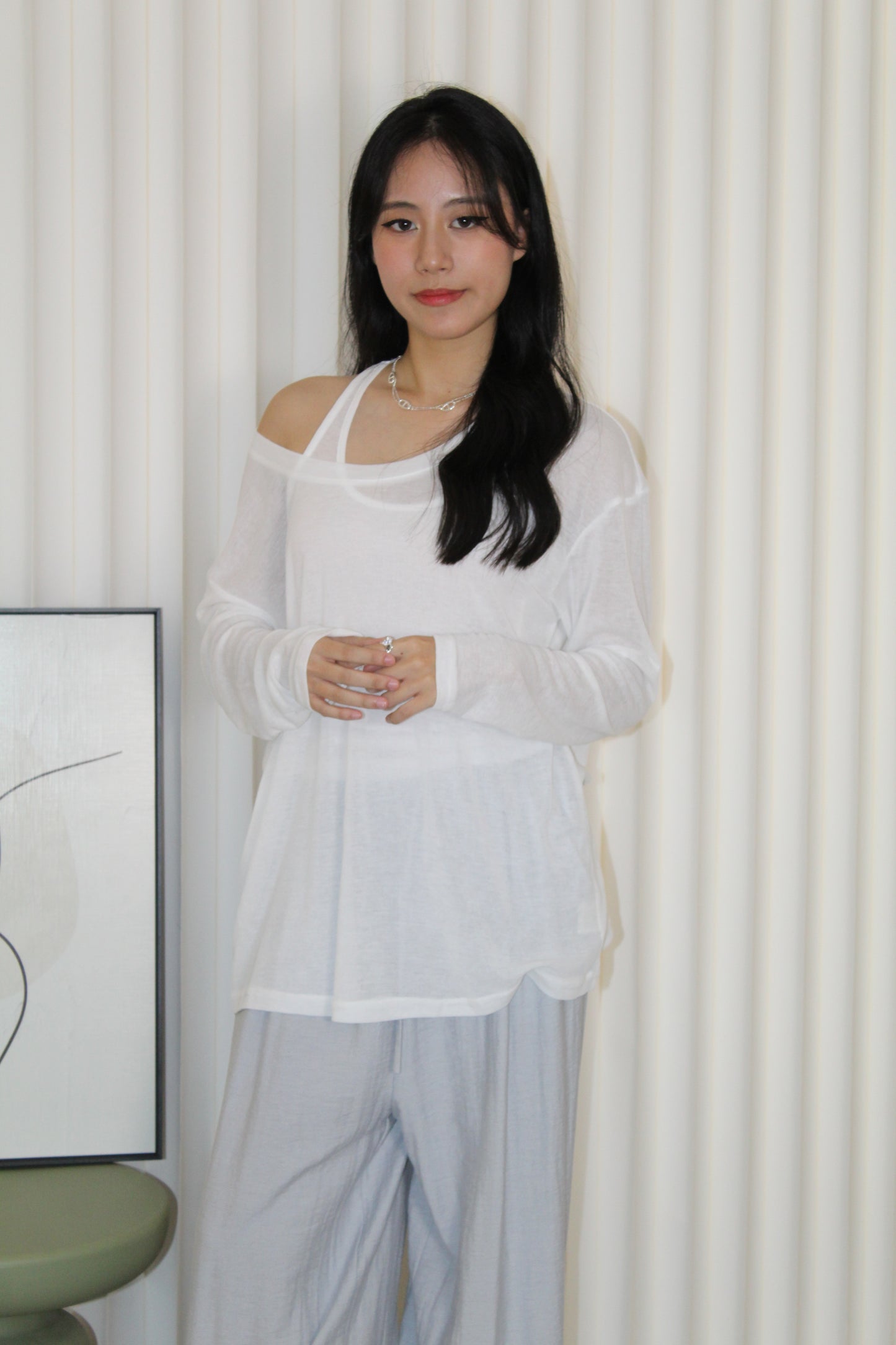 Amelia Two Piece Top (Khaki)
