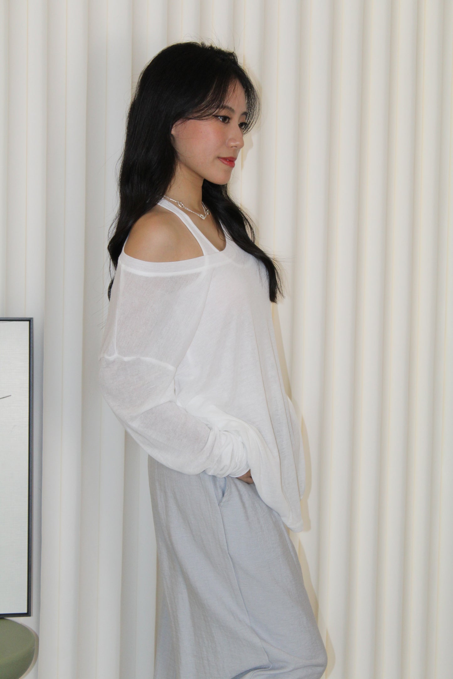 Amelia Two Piece Top (Khaki)
