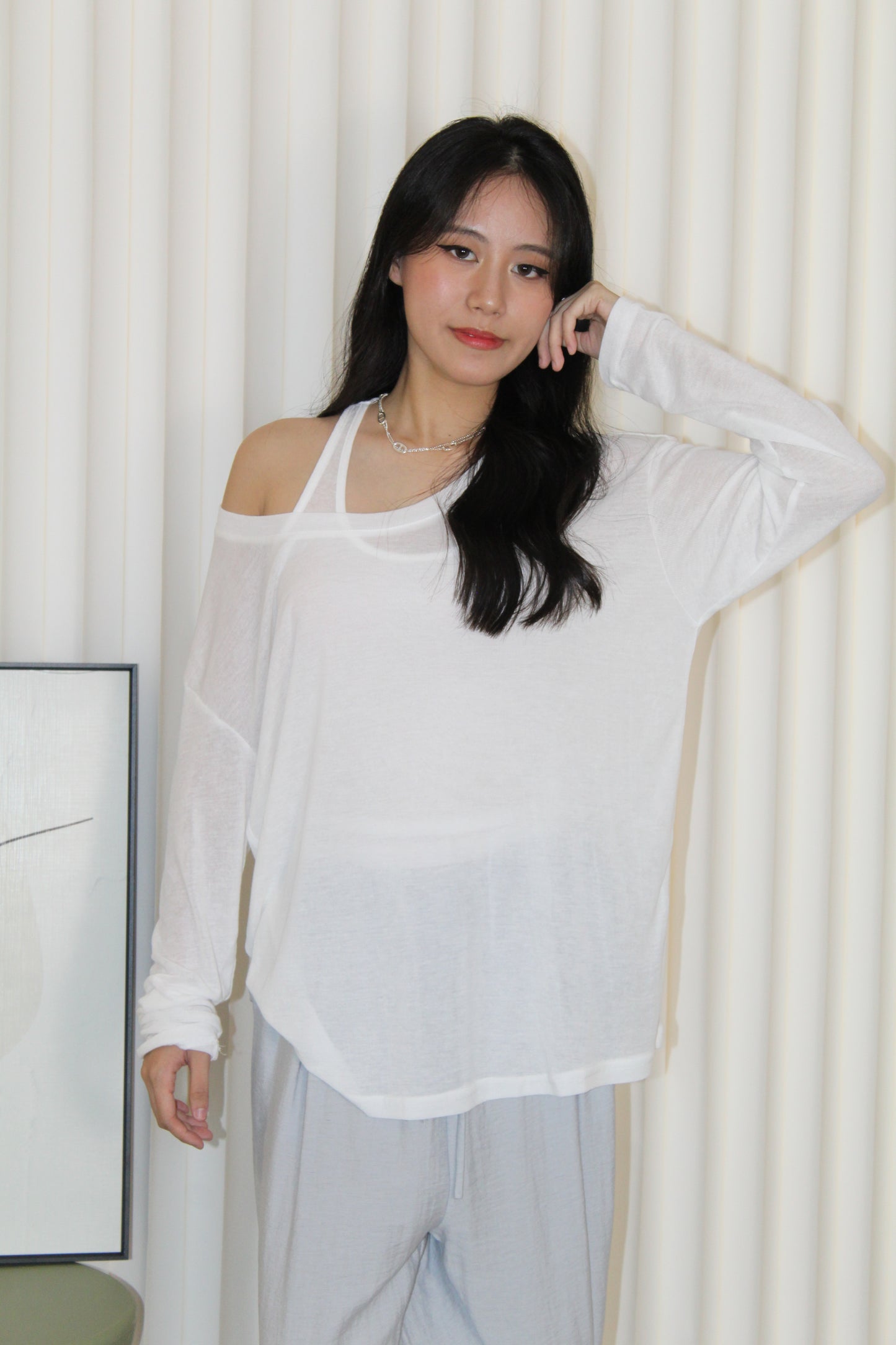 Amelia Two Piece Top (Khaki)