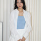 Zeriah Button Up Blouse Top (White)