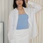 Zeriah Button Up Blouse Top (White)