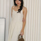 Hazel Eyelet Midaxi Dress (Cream)