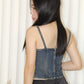Eva Denim Corset Top