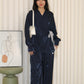 Ainsley Two Piece Pants Set (Blue)