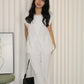 Azura Stripes Two Piece Set (Black)