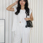 Azura Stripes Two Piece Set (Black)