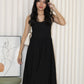 Hazel Eyelet Midaxi Dress (Cream)