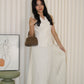 Michelle Vest Two Piece Skirt Set (Khaki)