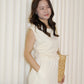 Keira Cotton Maxi Skirt (Cream)