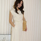 Keira Cotton Maxi Skirt (Cream)