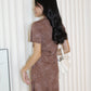 Presley Mini Cheongsam (Brown)