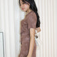 Presley Mini Cheongsam (Brown)