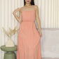 Annette Layered Maxi Dress (Pink)