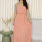Annette Layered Maxi Dress (Pink)