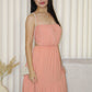 Annette Layered Maxi Dress (Pink)