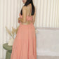 Annette Layered Maxi Dress (Pink)