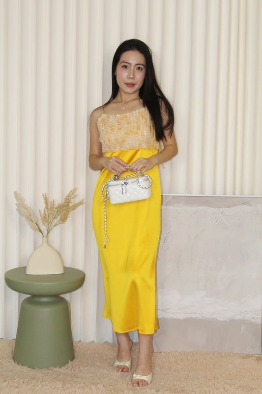 Sandrea Midaxi Dress (Yellow)