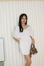 Jasper Casual Romper (White)