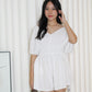 Jasper Casual Romper (White)