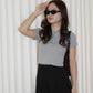 Connie Cotton Button Top (Grey)
