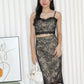 Teagan Lace Two Piece Set (Black)