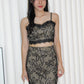 Teagan Lace Two Piece Set (Black)